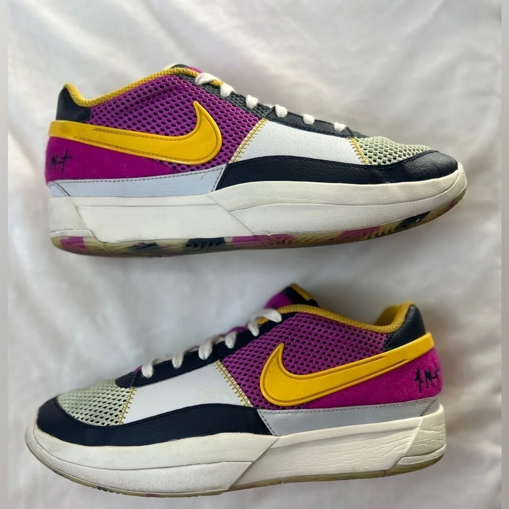 Nike Ja 1 SE GS “Welcome to Camp” Low Top Basketball Sneakers 7Y Kids